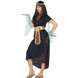 Elegantes Cleopatra-Kostüm für Damen Schwarz-Gold L (42/44)