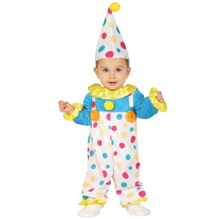 Kunterbuntes Clown Baby-Kostüm