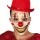 Schauderhafte Killer-Clown Maske für Erwachsene