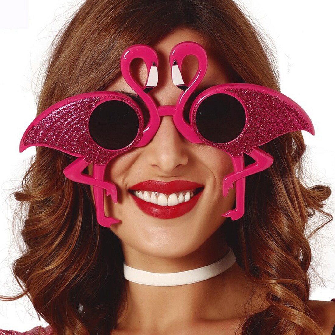 Stylische Flamingo Brille für Erwachsene Pink-Schwarz, 5,99 €
