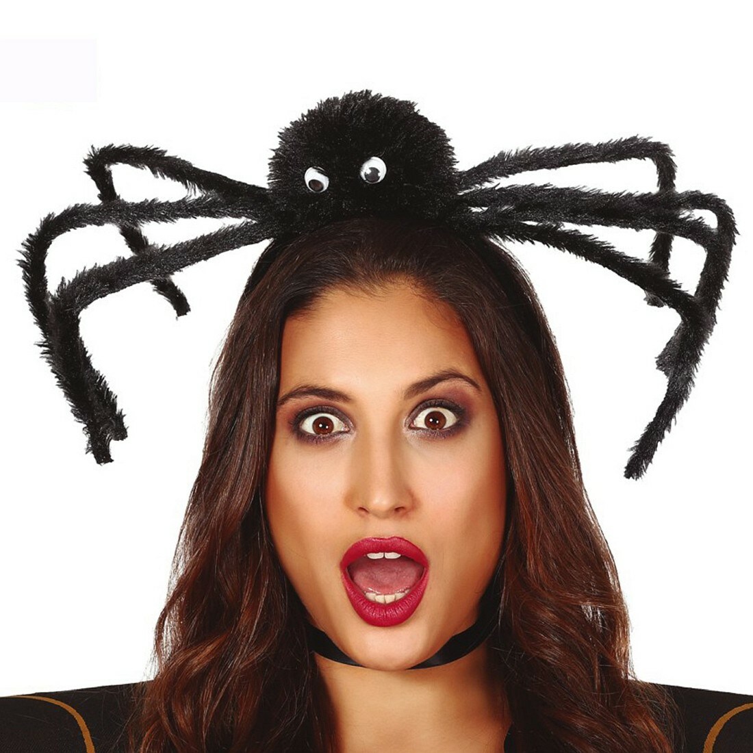 Party Discount Haarreif Mit Spinne & Blumen - Gruselig-schön Für Halloween & Kostümpartys