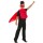 Superhelden-Umhang mit Maske & Brustpanzer Rot