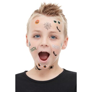 Halloween Klebetattoos für Kinder