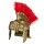 Toller Gladiator-Helm Zenturion Gold-Rot