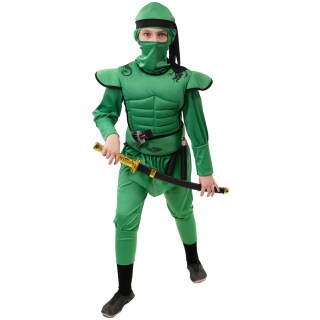 Coole Ninja-Verkleidung für Jungen Grün