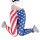 Stylische Amerika Leggings für Damen L/XL