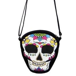 Stylische Dia de los Muertos Handtasche 18x20cm