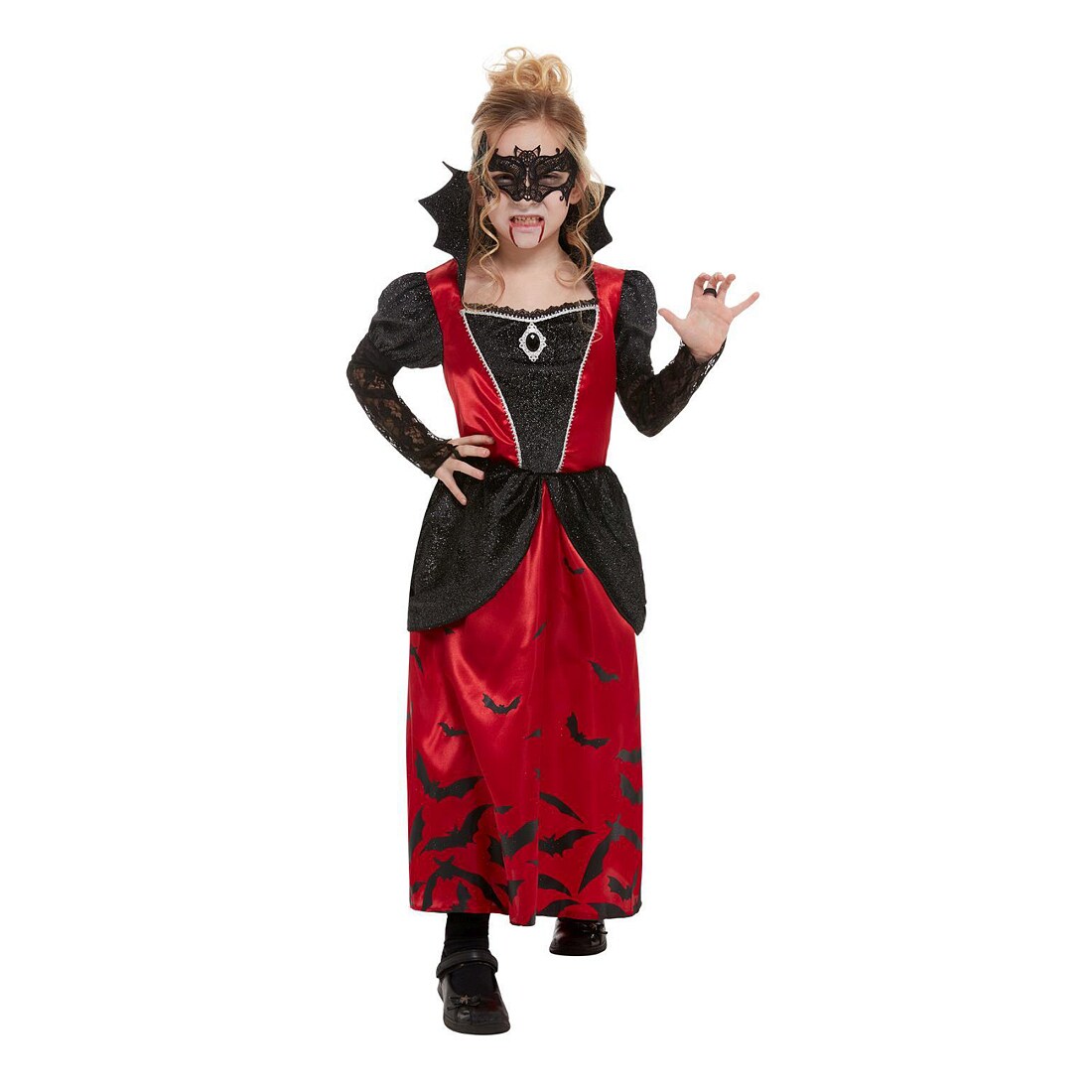 Kimokawaii Vampir-Kostüm Für Kinder – Größe 5-6, Inkl. Hemd, Hose, Umhang & Brust