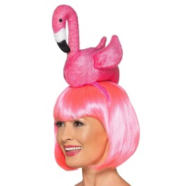 Aufregender Flamingo-Hut für Erwachsene Rosa