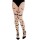 Blickdichte Fledermaus-Strumpfhose f&uuml;r Damen Beige-Schwarz