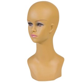 Weiblicher Perückenkopf Modell Kopf Schaufensterkopf