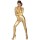 Aufregender Jumpsuit Super-Agentin Gold