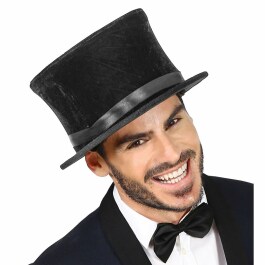 Eleganter Chapeau Claque Schwarz