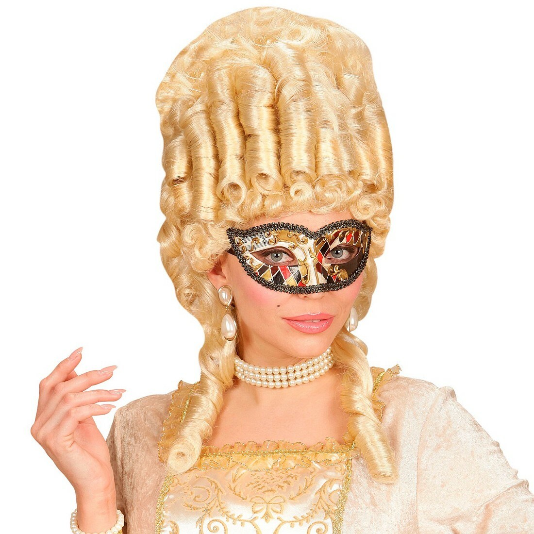 Elegante Harlekin Maske Venedig Fur Damen Herren 6 49