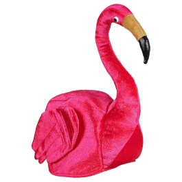 Stylischer Flamingo Hut für Erwachsene Pink