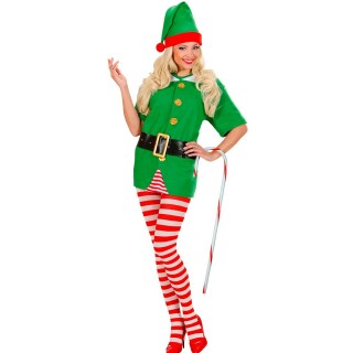 Origineller Gehstock Zuckerstange Weiß-Rot