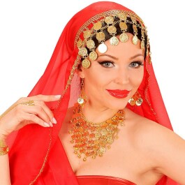 Orientalische Handkette mit Ring 1001 Nacht Gold