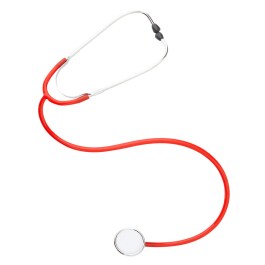 Praktisches Spielzeug-Stethoskop für Arzt & Krankenschwester Rot