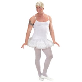 Auffälliges Ballettkleid für Herren Weiß...