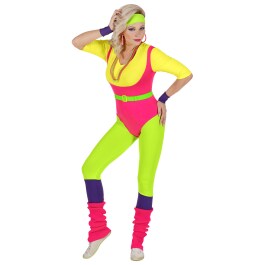 Knalliges 80er Jahre Kostüm für Frauen XS (32)