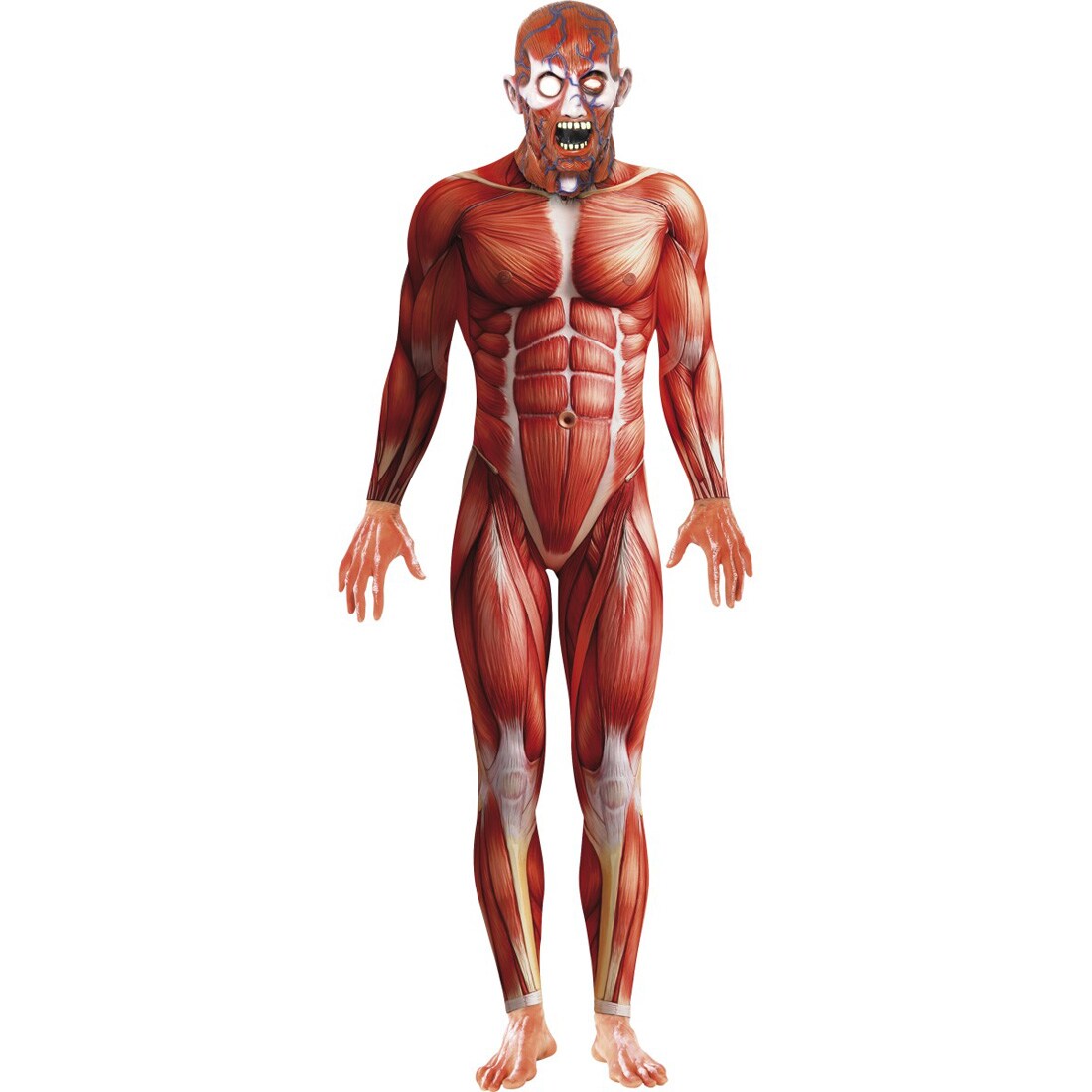 Anyu Unisex Ganzkörperanzug Second Skin – Ganzkörper-Kostüm In Schwarz Weiß, Größe L