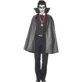 Vampir Umhang schwarz 114cm