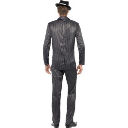 Gangster Kostüm Herren grau L 52/54