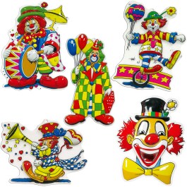 Lustige Wanddeko Clown