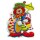 Lustige Wanddeko Clown mit Trommel 60 cm