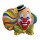 Originelle Wanddeko Geschminkter Clown 54 cm