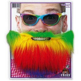 Toller Regenbogen-Bart für Erwachsene