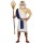 Neptun Kostüm für Herren Weiß-Blau M (48/50)