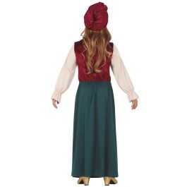 Wahrsagerin-Kostüm für Mädchen 7 - 9 Jahre, 127 - 132 cm