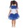 Niedliches Matrosin Kostüm für Mädchen Blau 128, 6 - 7 Jahre