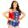 Wonder-Woman Kostüm-Set mit Stulpen & Haarband Gold