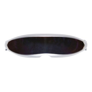 Extravagante Space Brille für Erwachsene Silber-Schwarz