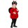 Niedliches Marienkäfer Kostüm für Kinder Rot 92, 1 - 2 Jahre