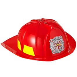 Authentischer Feuerwehr Helm für Kinder Rot