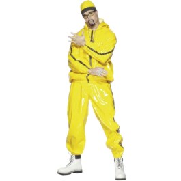 Rapper Kostüm Gangster Outfit Gelb M 48/50