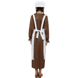 Kinder Magd Kostüm Mittelalter weiß Set