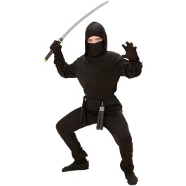 Kinder Kostüm Ninja Kämpfer Samurai XS 116 cm...