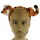 Lustiger Tiger Haarreif Orange Schwarz