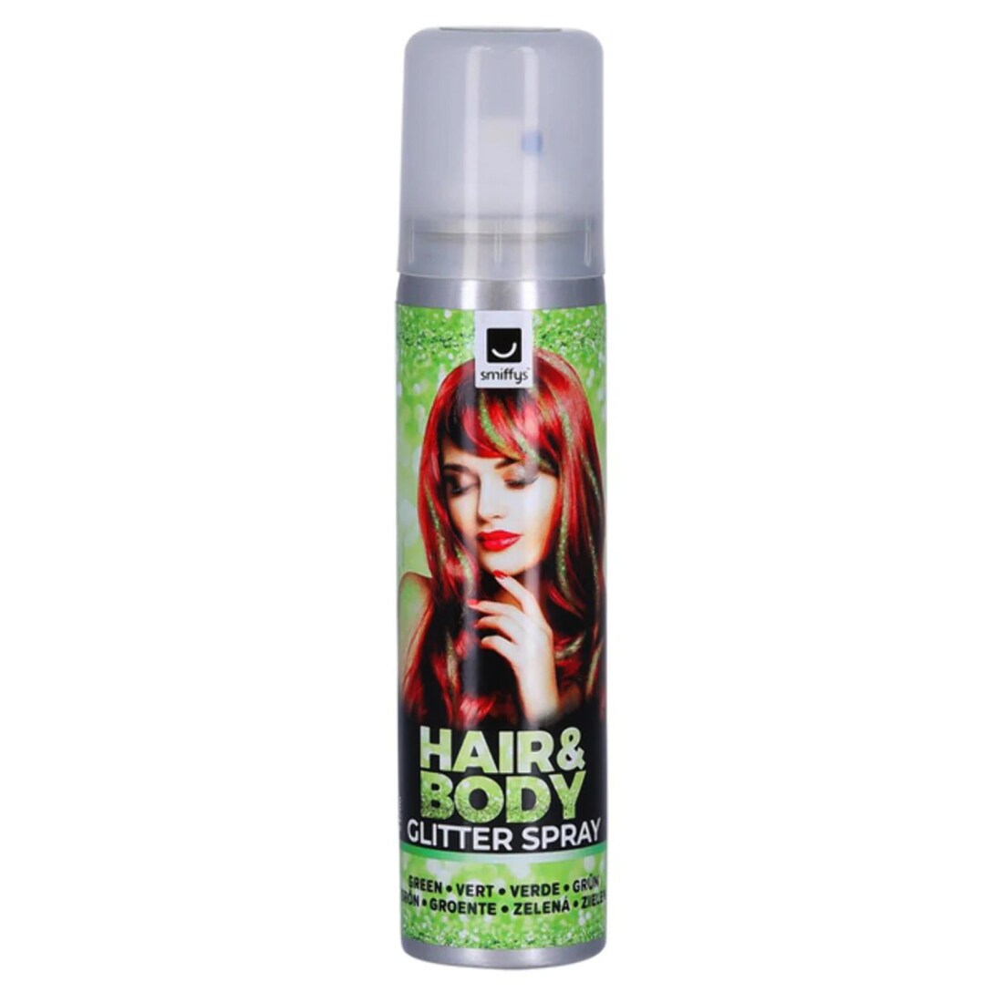 Glitzerspray Bodypaint Grün Glitter Haar Spray, 6,79
