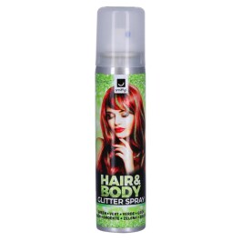 Glitzerspray Bodypaint Grün Glitter Haar Spray