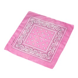 Rosa Bandana ca. 55x55 Kopftuch Halstuch