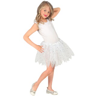 Weißer Kinder Tutu 30 cm