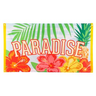 Banner Fahne Paradise Südsee Hawaii Party