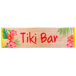 Banner Fahne Tiki Bar Südsee Hawaii Party