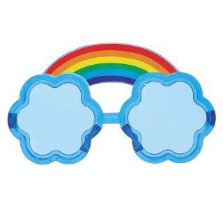 Party Regenbogen Brille