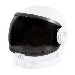 Weißer Astronautenhelm Kosmonaut Raumfahrer Helm